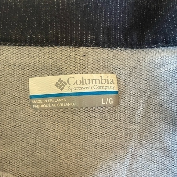 COLUMBIA Omni-Wick 1/4 Zip Blue Size Large - Picture 2 of 8